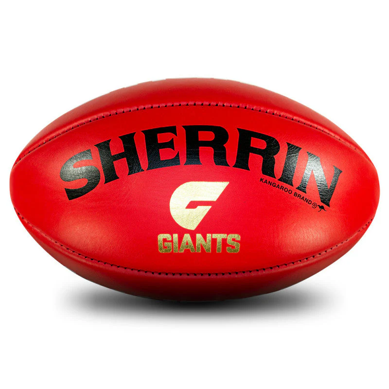 GWS Giants Red Official Game Ball - Image 8