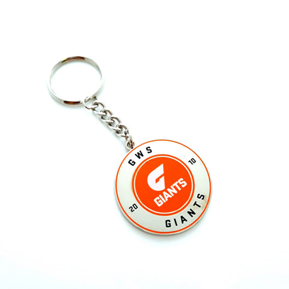 GWS Giants Round Logo Keyring