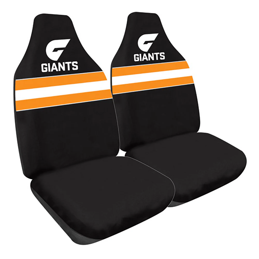 GWS Giants Set Of 2 Car Seat Covers
