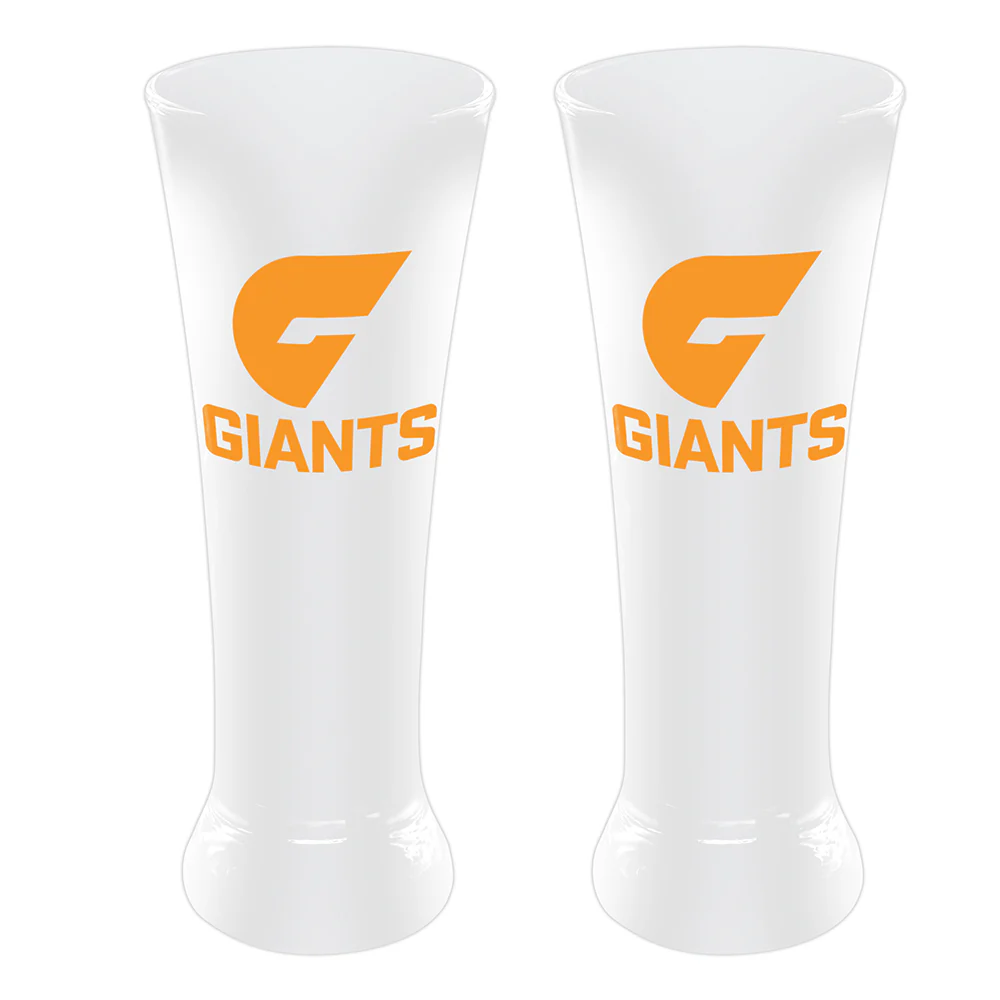 GWS Giants Set Of 2 Coloured Skols