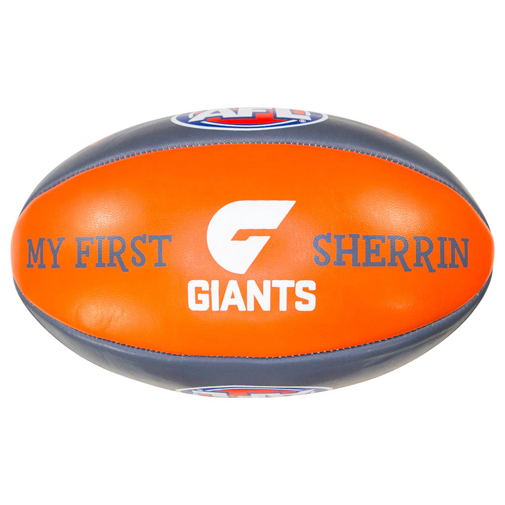 GWS Giants Sherrin My First Footy - Image 5