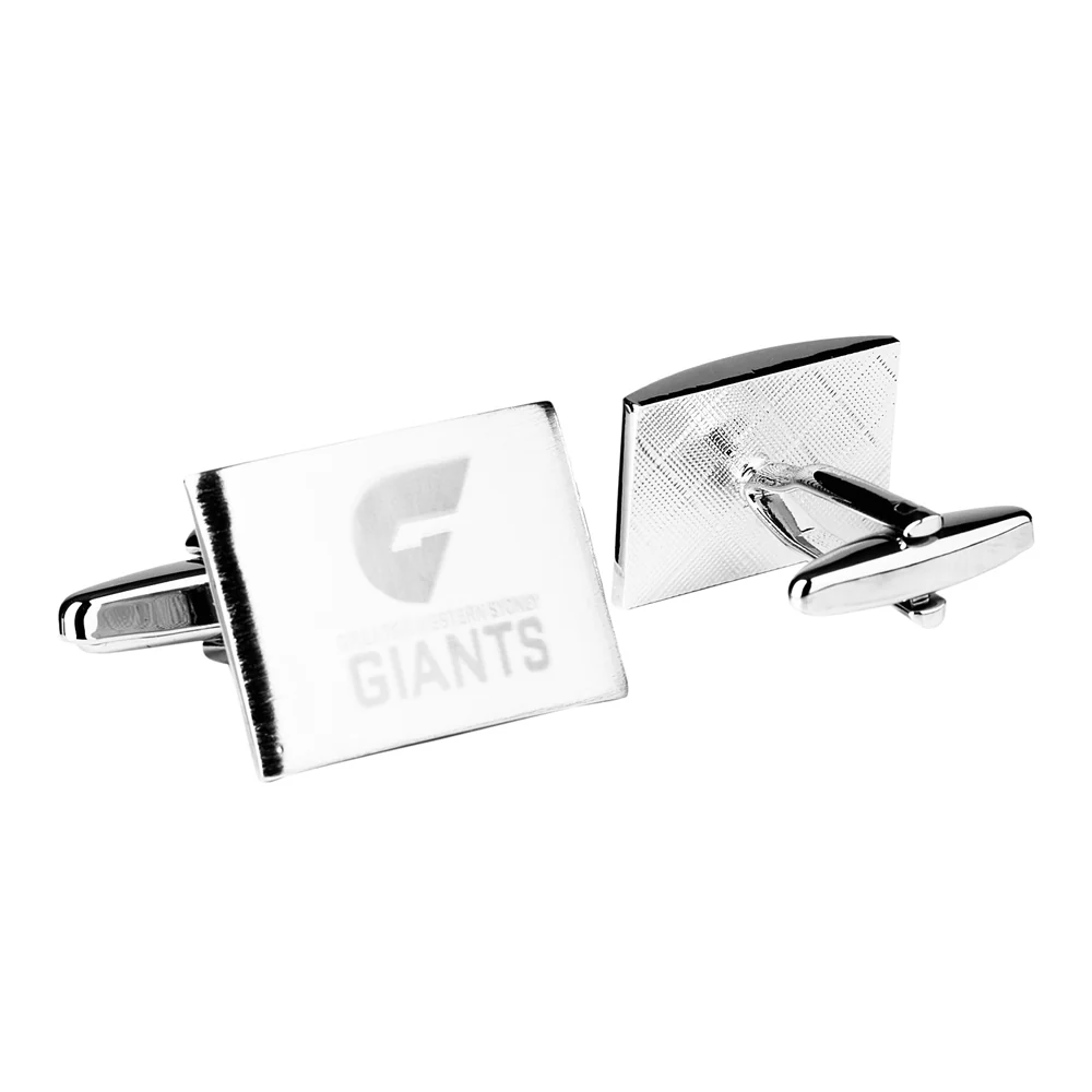 GWS Giants Silver Cufflinks