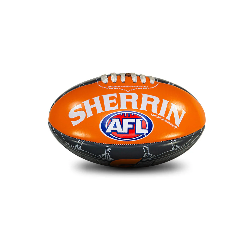 GWS Giants Softie 20cm Football - Image 7