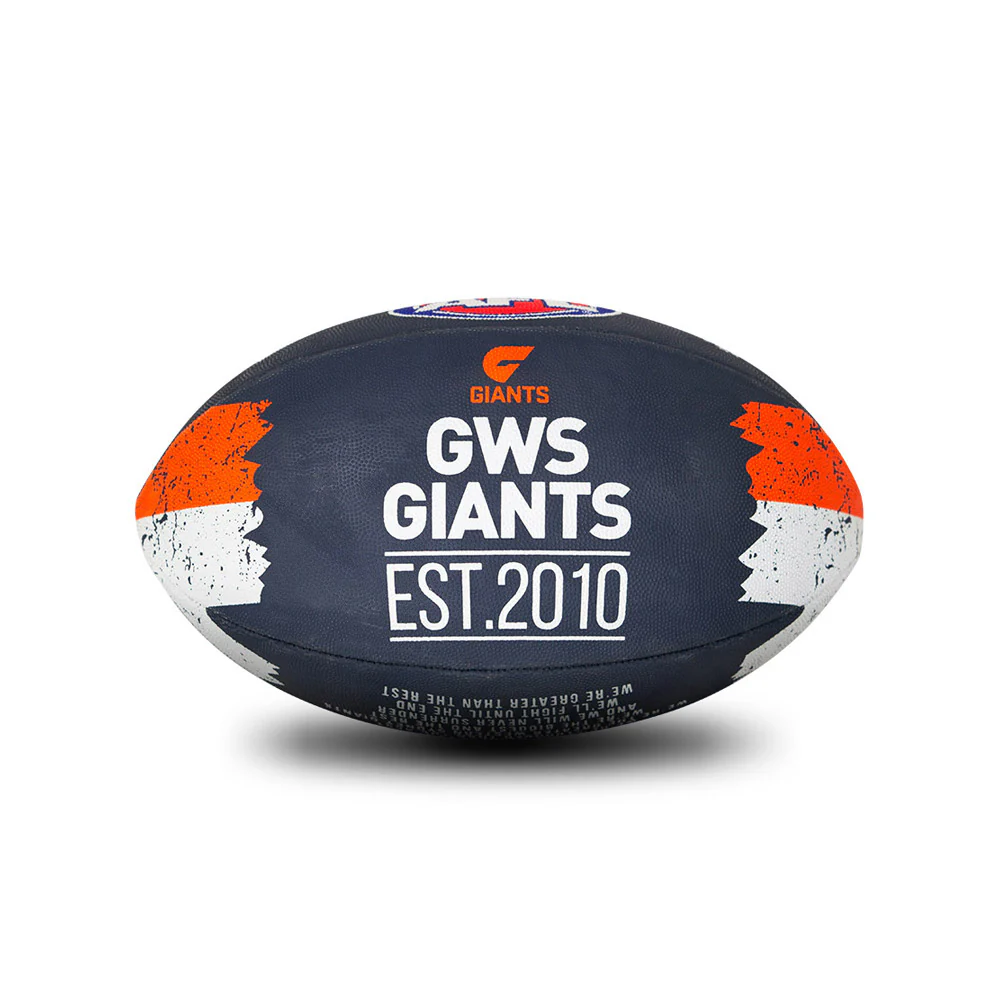GWS Giants Song Football - Size 2 - Image 4