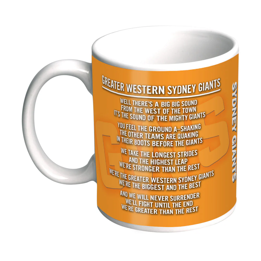 GWS Giants Team Song Mug - Image 2