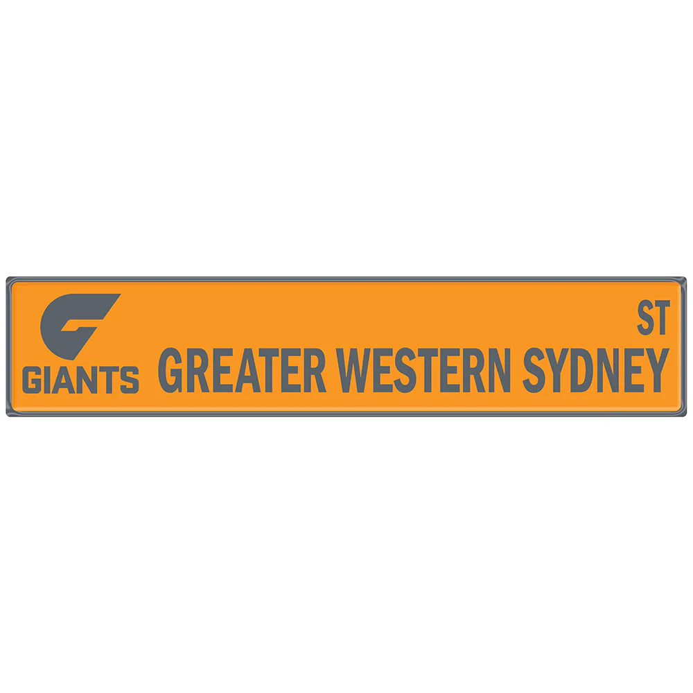 GWS Giants Tin Street Sign - Image 2