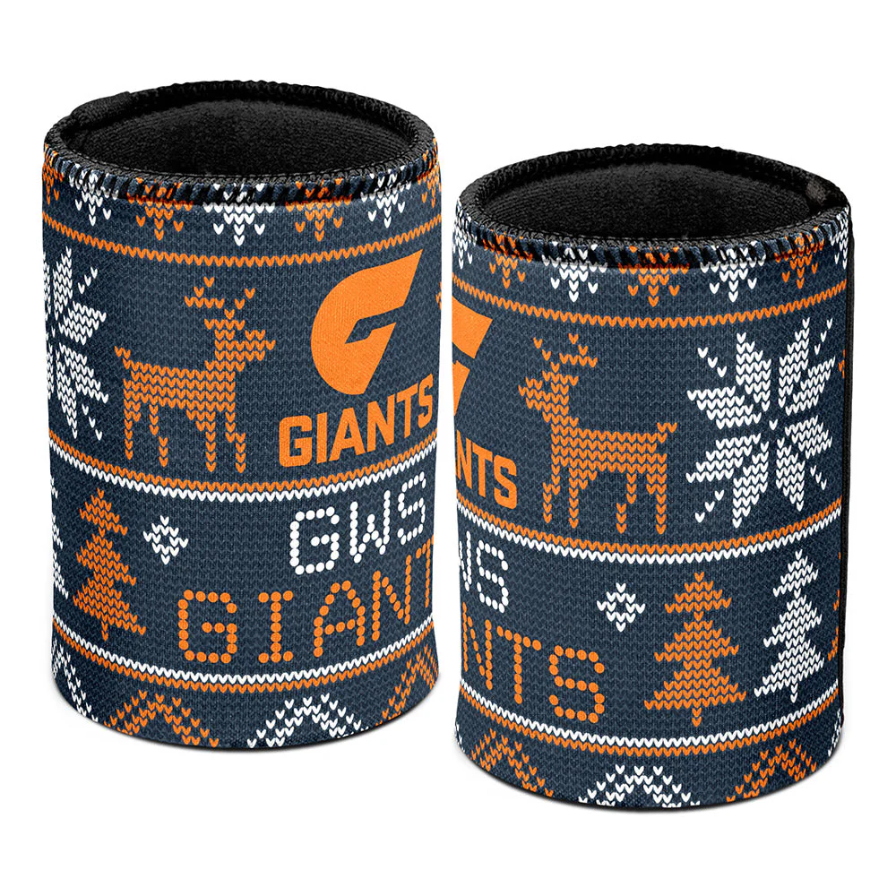 GWS Giants Christmas Can Cooler - Image 2