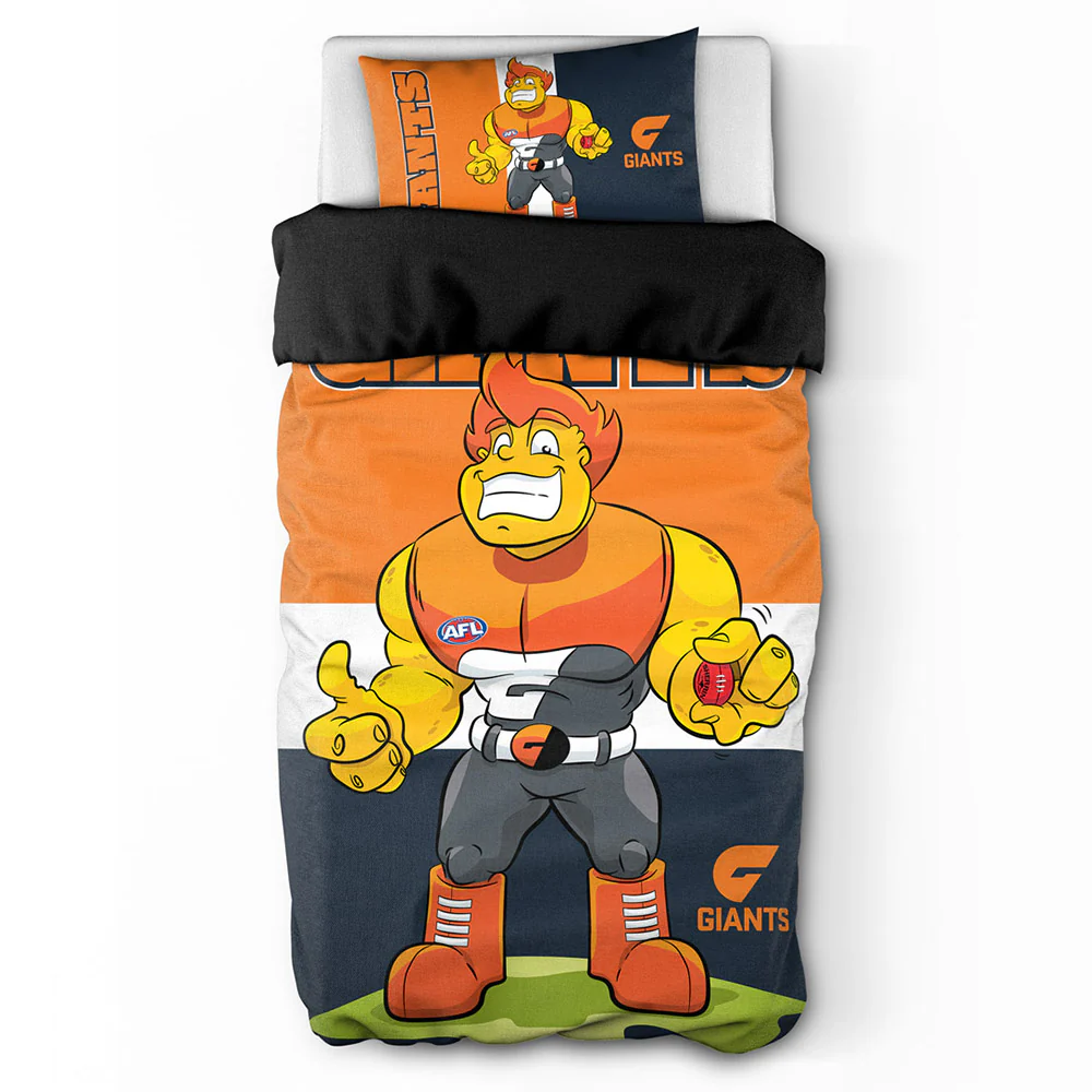 GWS Giants Single Quilt Cover Set
