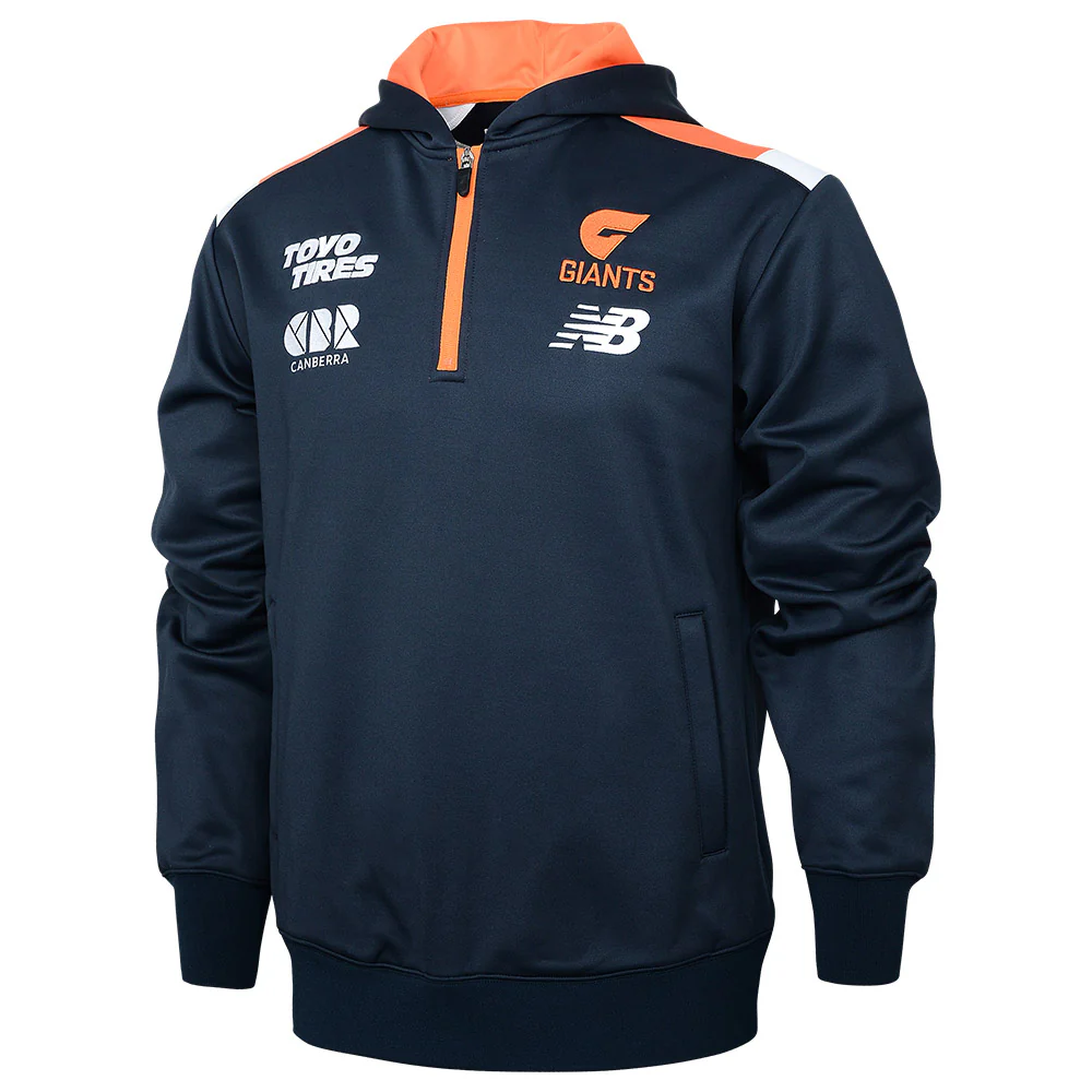 GWS Giants 2025 Authentic Half Zip Hoodie