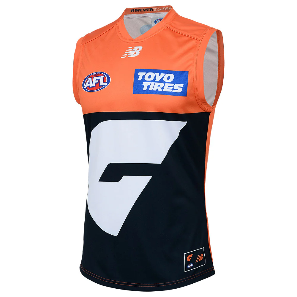 GWS Giants 2025 Authentic Home Guernsey
