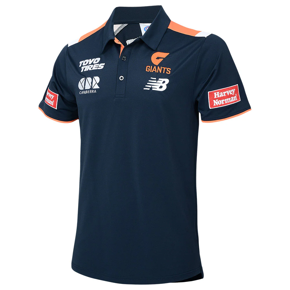 GWS Giants 2025 Authentic Media Polo