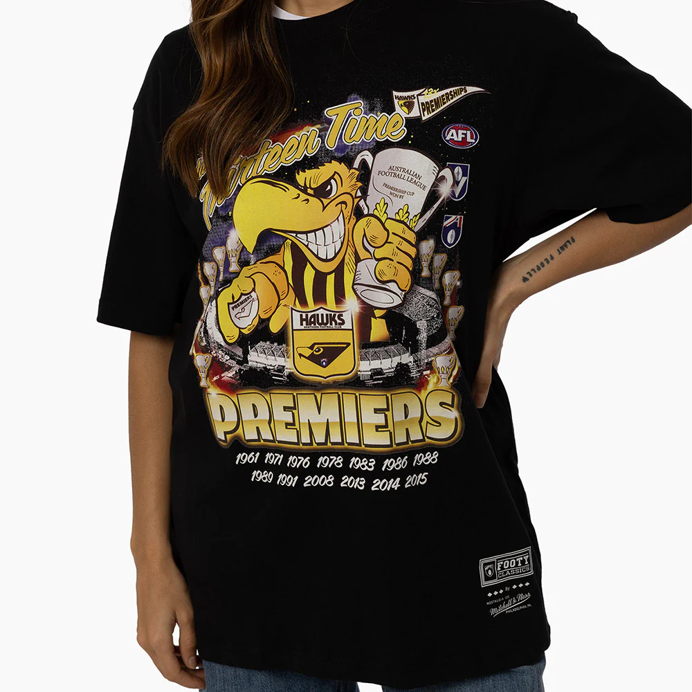 Hawthorn Mitchell & Ness 13x Premiers Tee - Image 5