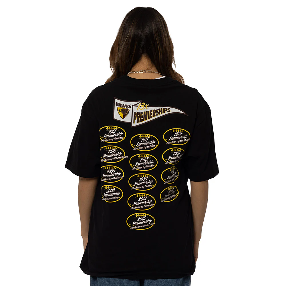 Hawthorn Mitchell & Ness 13x Premiers Tee - Image 6