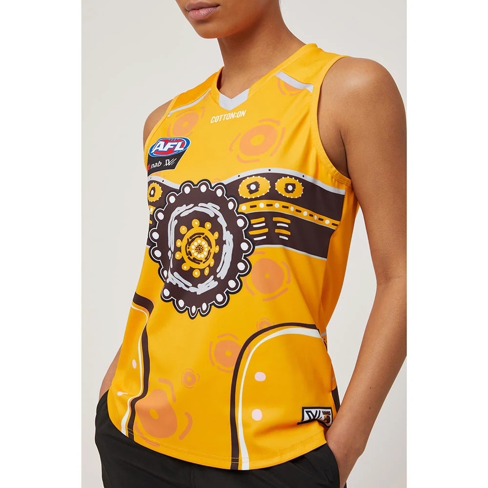 Hawthorn AFLW Season 7 Womens Indigenous Guernsey - Image 8
