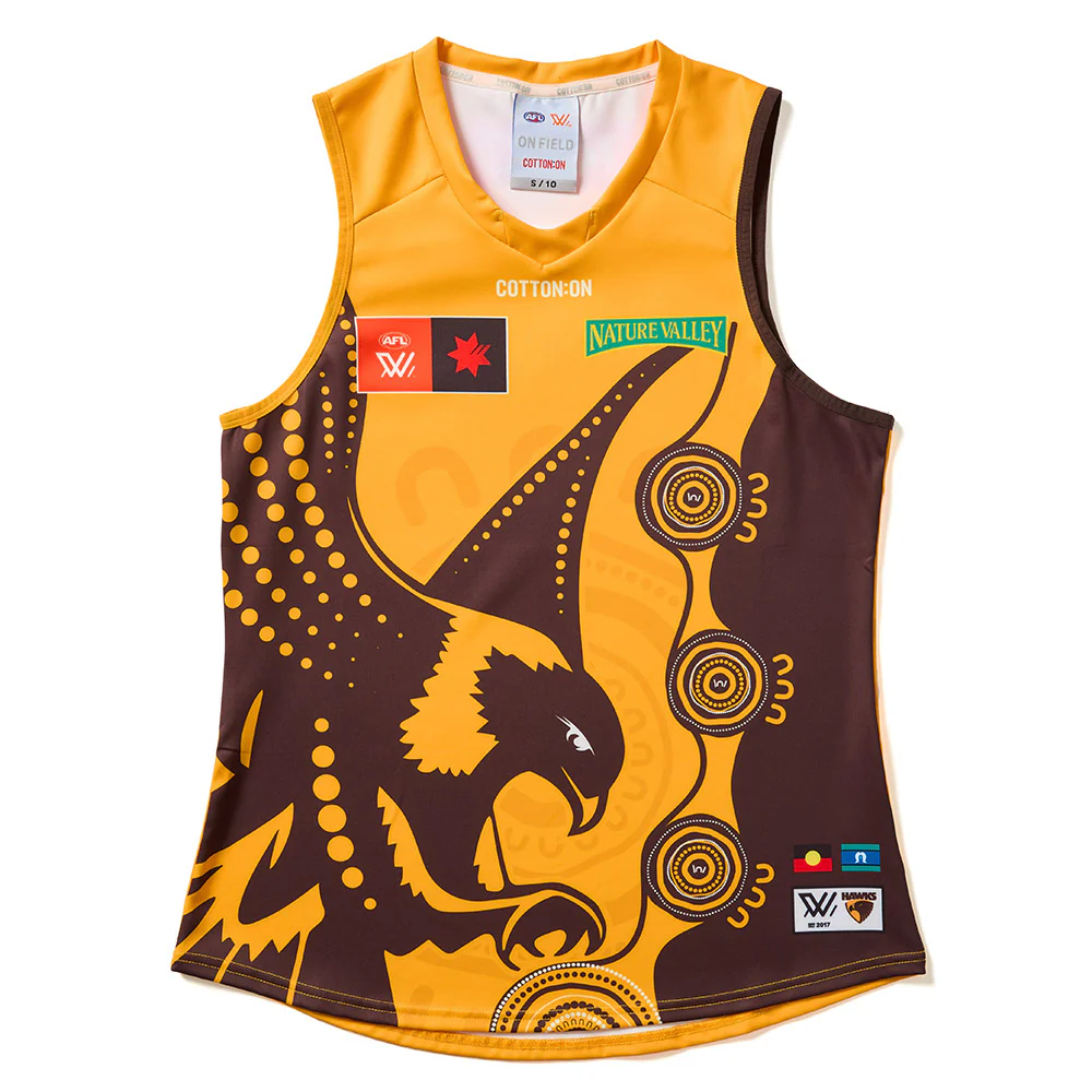 Hawthorn Hawks AFLW Authentic Indigenous Guernsey