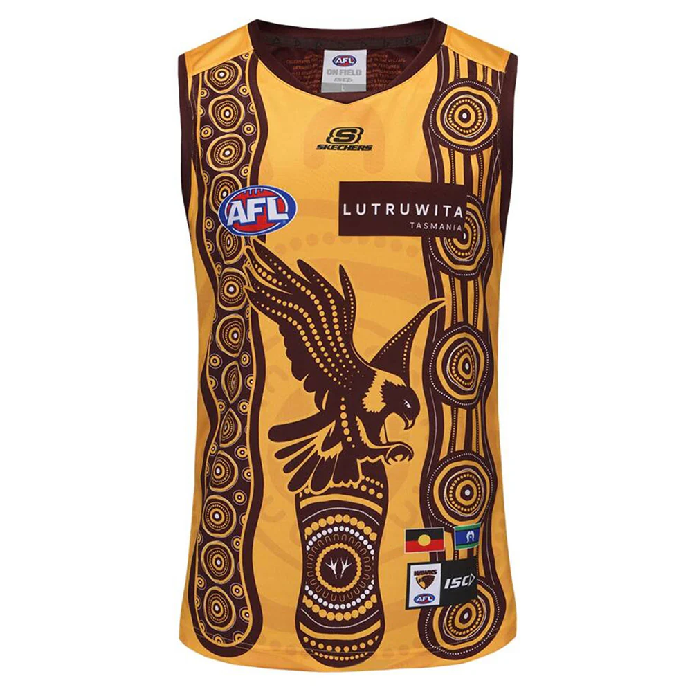 Hawthorn 2025 Authentic Adult Gold Indigenous Guernsey - Image 2