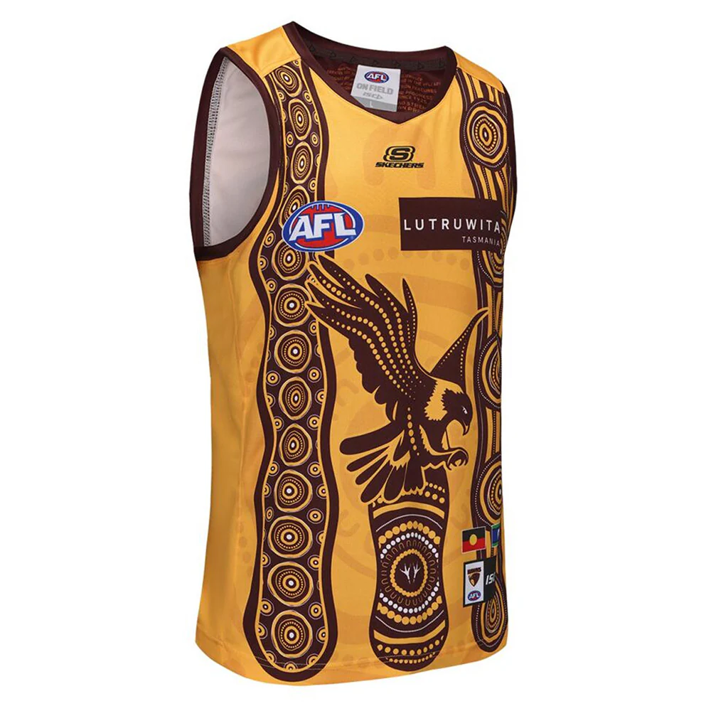 Hawthorn 2025 Authentic Adult Gold Indigenous Guernsey - Image 3