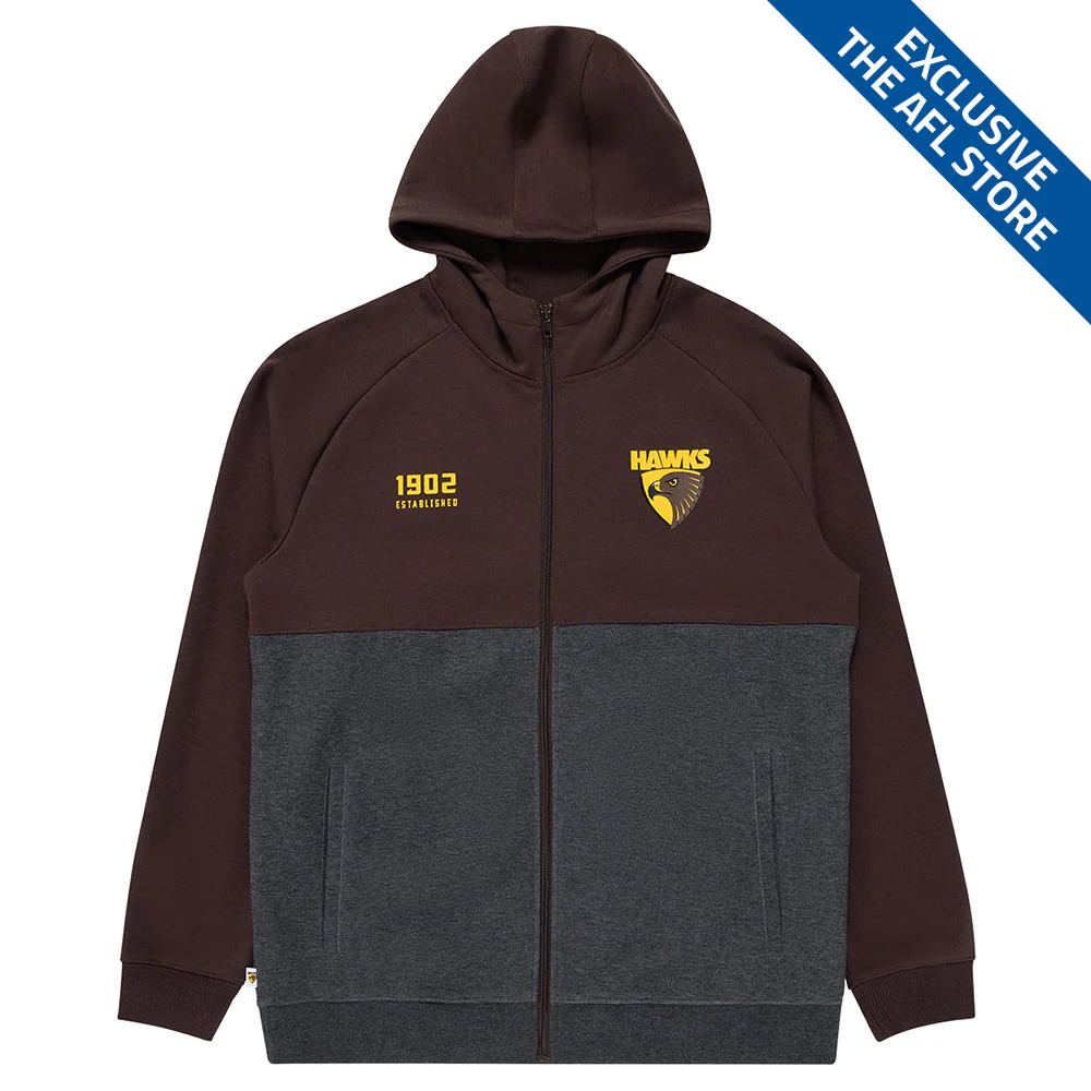 Hawthorn Mens Zip Tech Fleece Hoodie