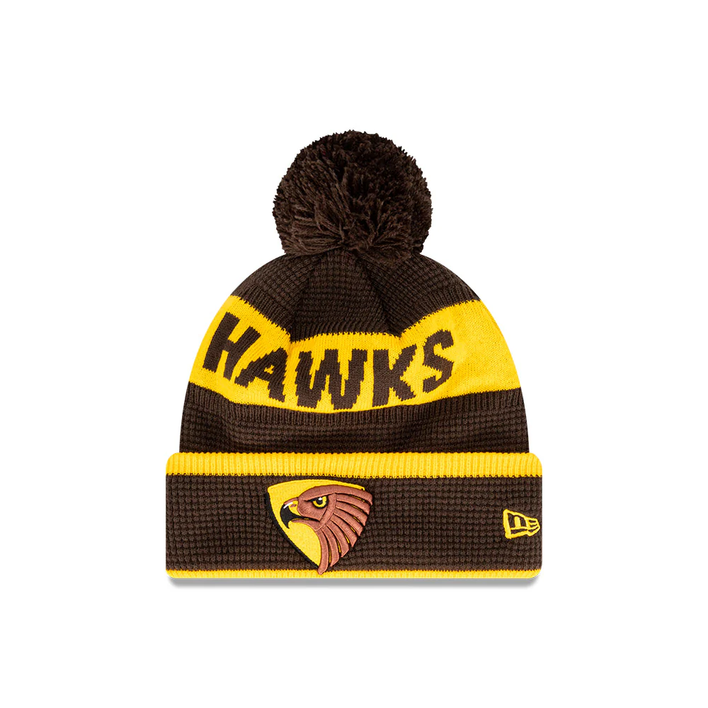 Hawthorn New Era Waffle Wordmark Beanie
