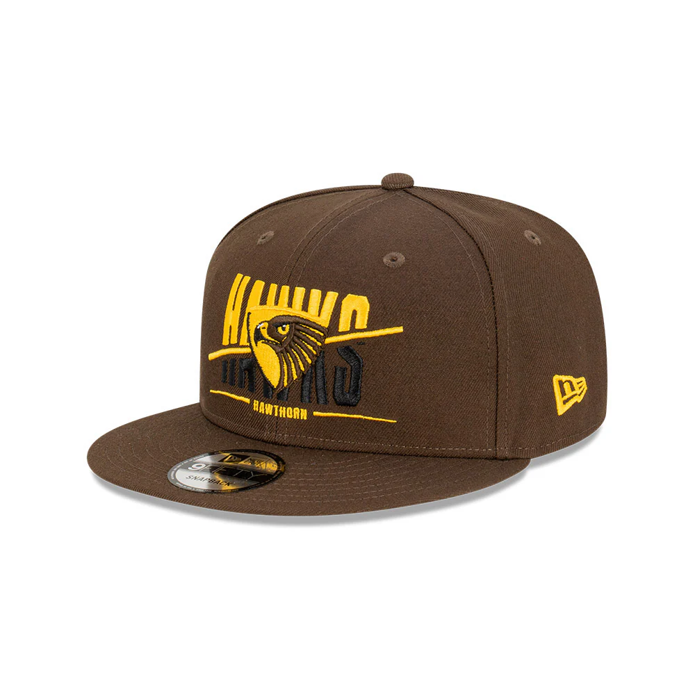 Hawthorn New Era 9fifty Sliced Cap