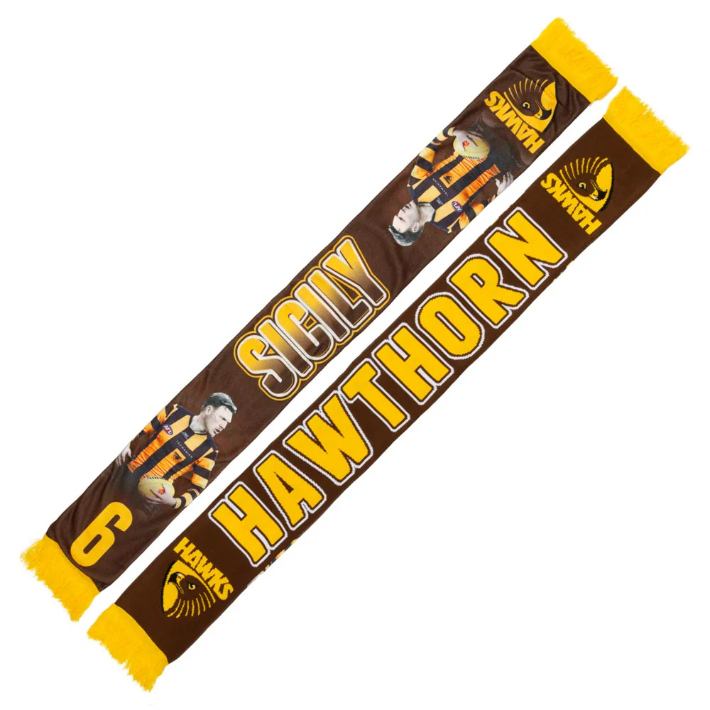 Hawthorn Player Scarf - James Sicily - Image 2