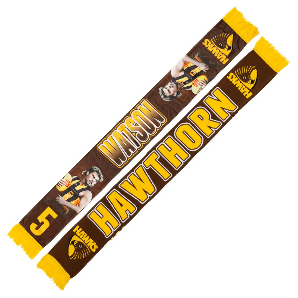 Hawthorn Player Scarf - Nick Watson - Image 2
