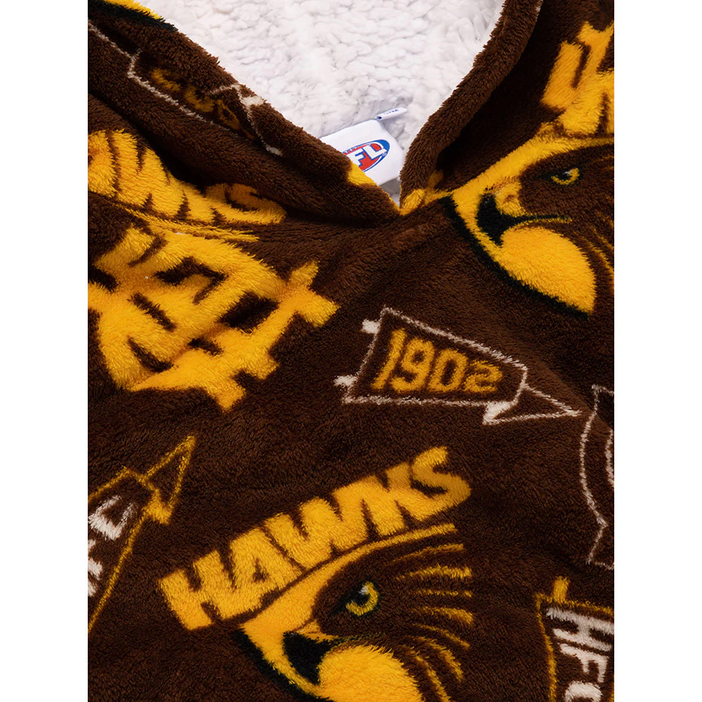 Hawthorn Adult Sherpie Oversized Fleece Hoodie - Image 3