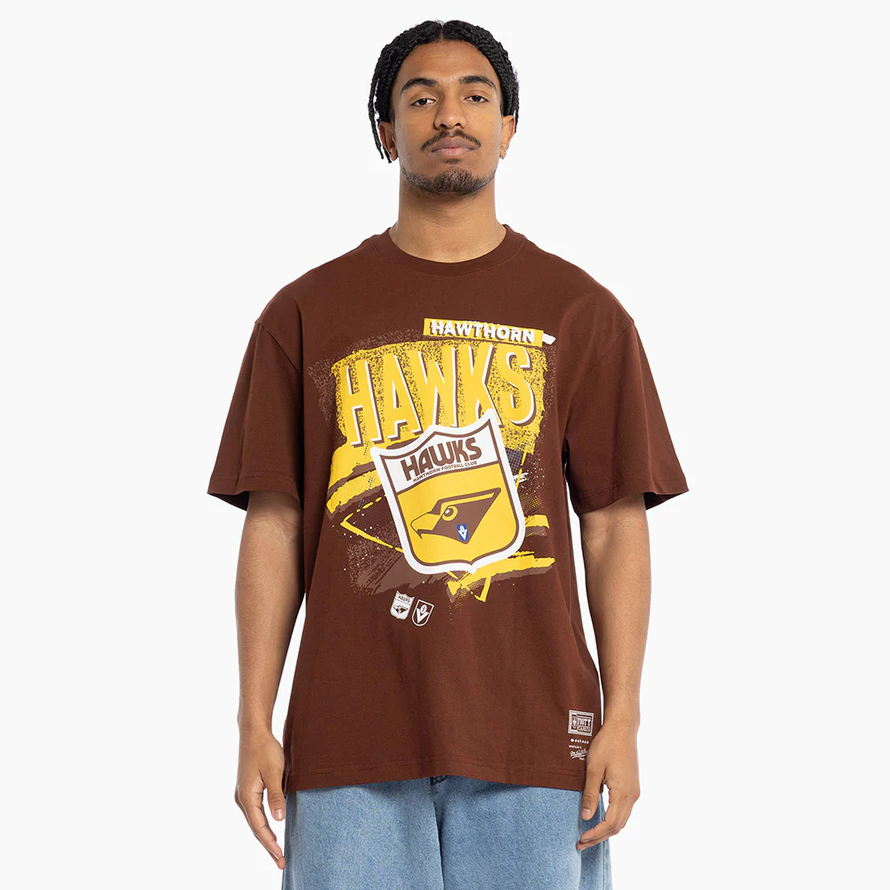 Hawthorn Mitchell & Ness Abstract Logo Tee