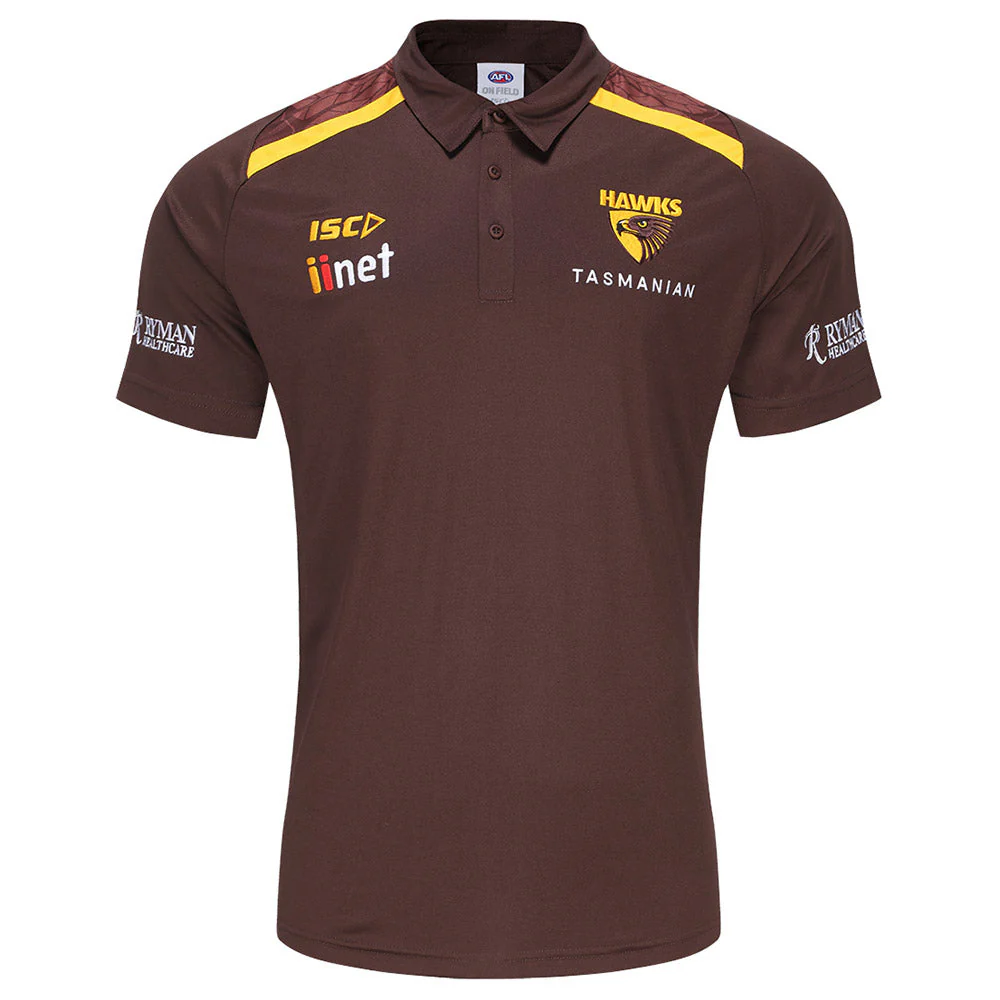 Hawthorn 2024 Authentic Mens Supporter Polo - Image 4