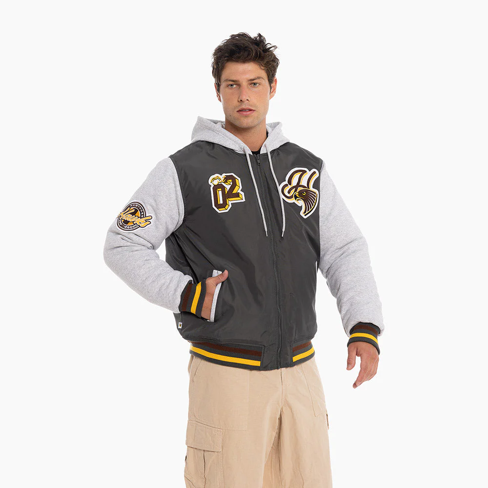 Hawthorn Adult Patchwork Bomber Jacket - Image 4