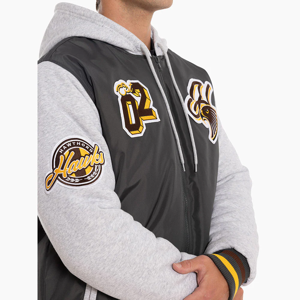 Hawthorn Adult Patchwork Bomber Jacket - Image 6