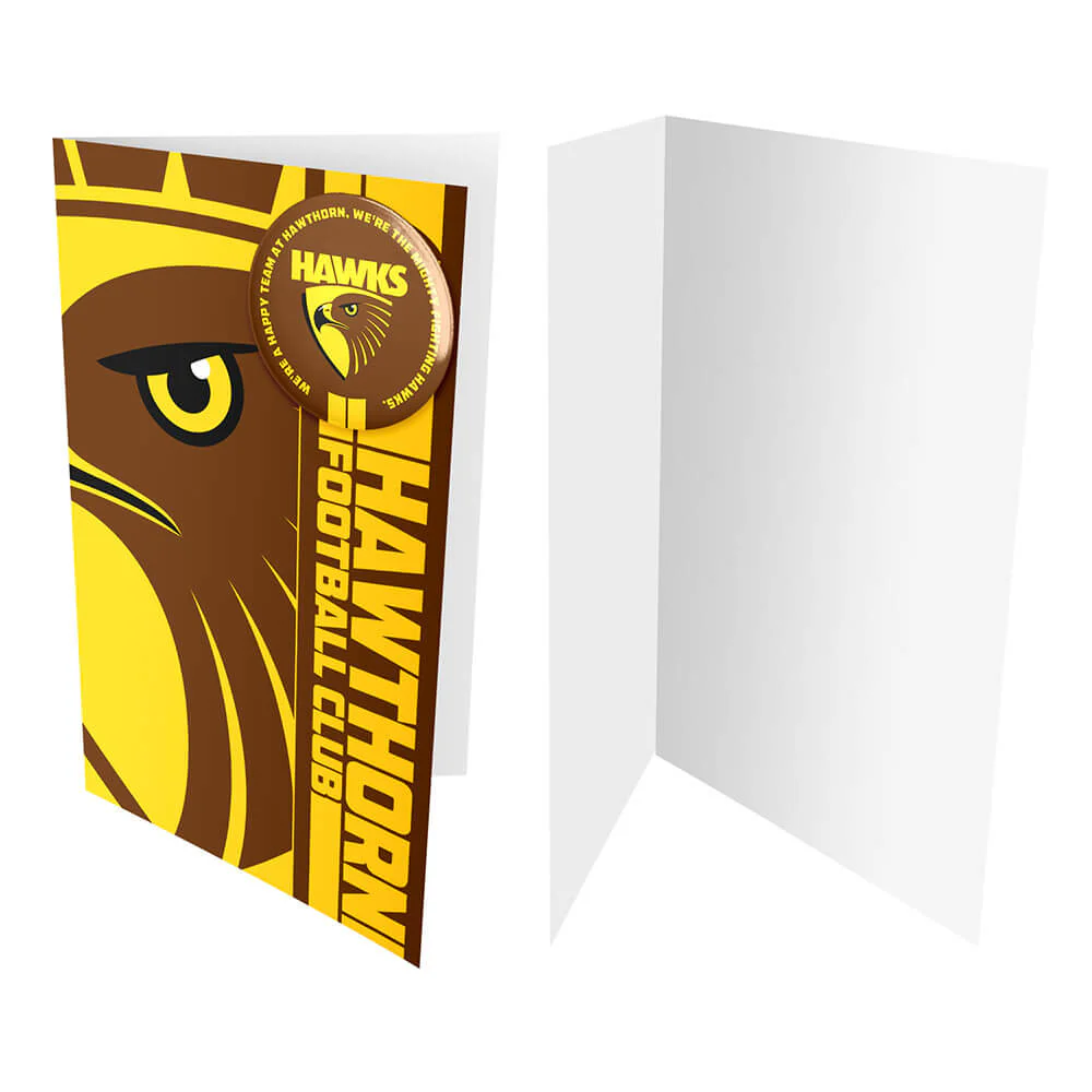 Hawthorn Badge Card