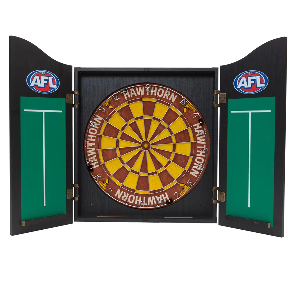 Hawthorn Dartboard In Cabinet
