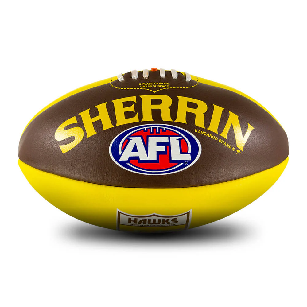 Hawthorn Leather Football - Size 5 - Image 2