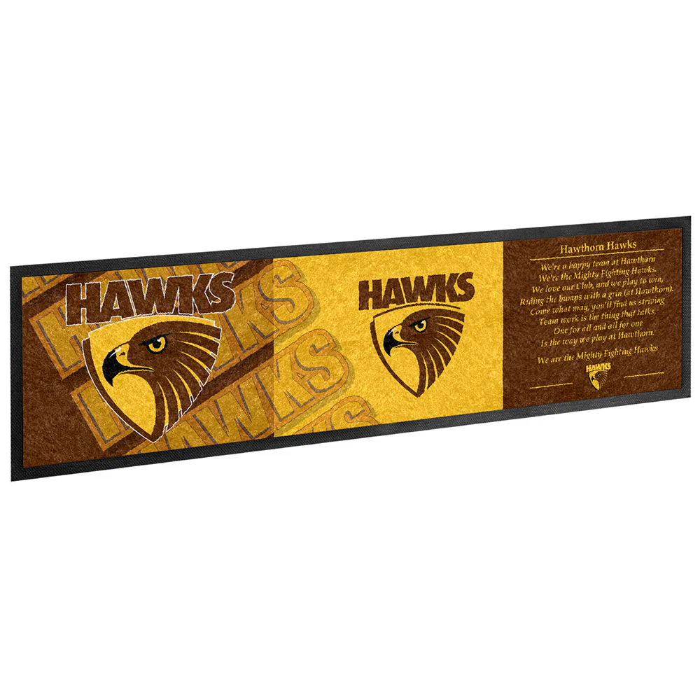 Hawthorn Lyrics Bar Runner