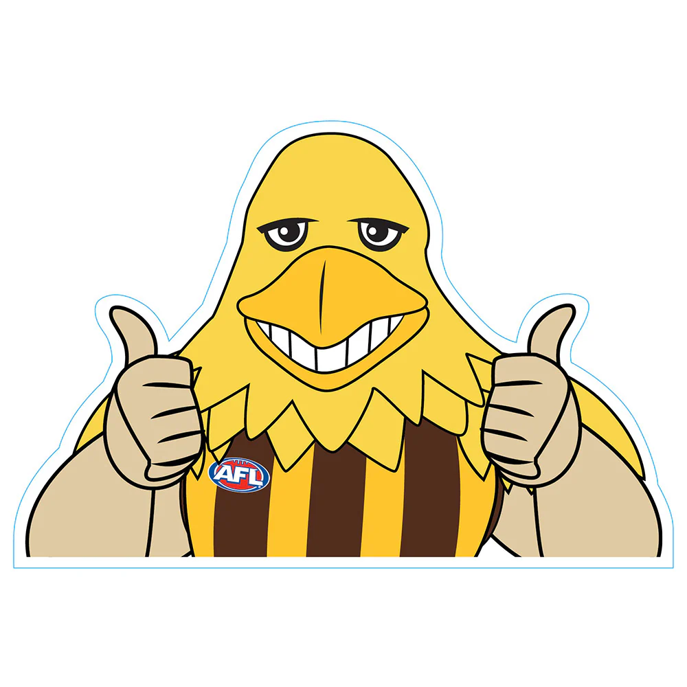 Hawthorn Mascot Car Decal