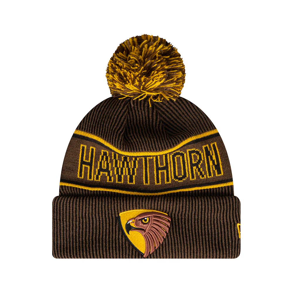 Hawthorn New Era 6-Dartcuff Beanie