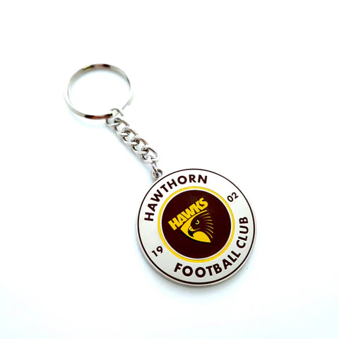 Hawthorn Round Logo Keyring - Image 2