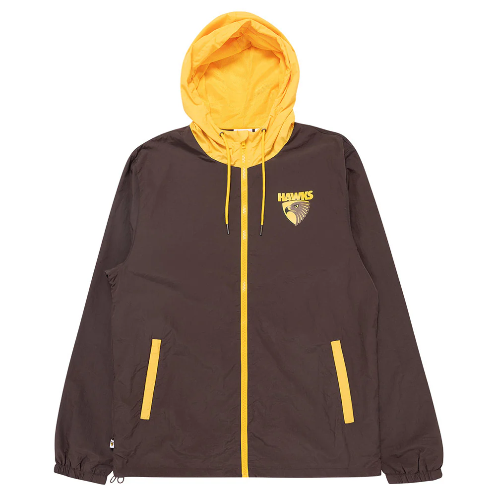 Hawthorn Team Crest Full Zip Nylon Windbreaker