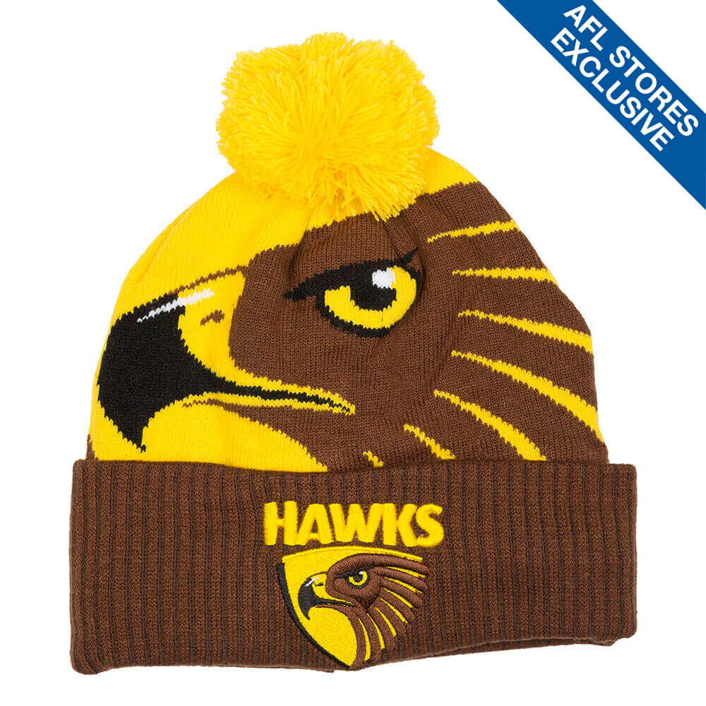 Hawthorn Team Logo Youth Beanie