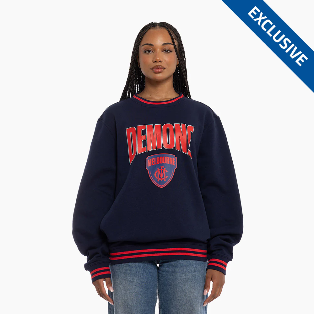 Melbourne Demons Adult Arch Crew Sweater