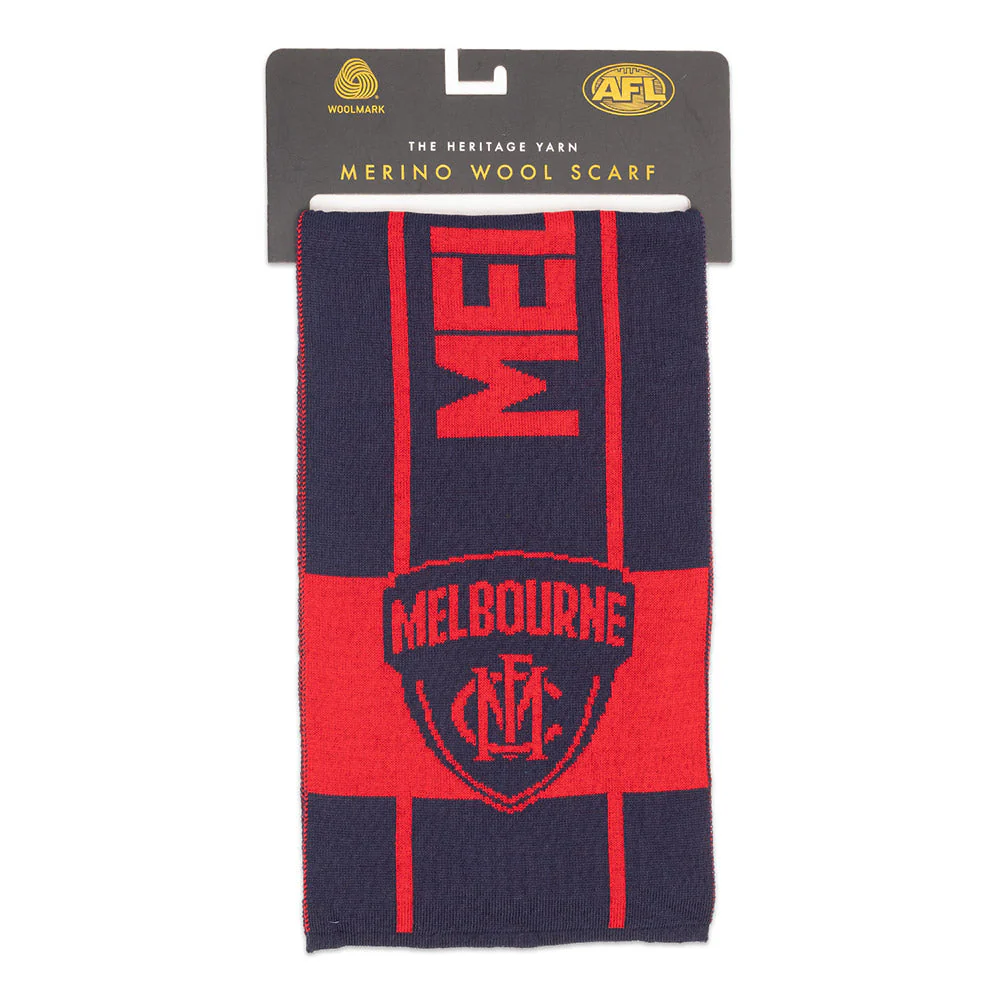Melbourne Demons 2024 Merino Wool Scarf