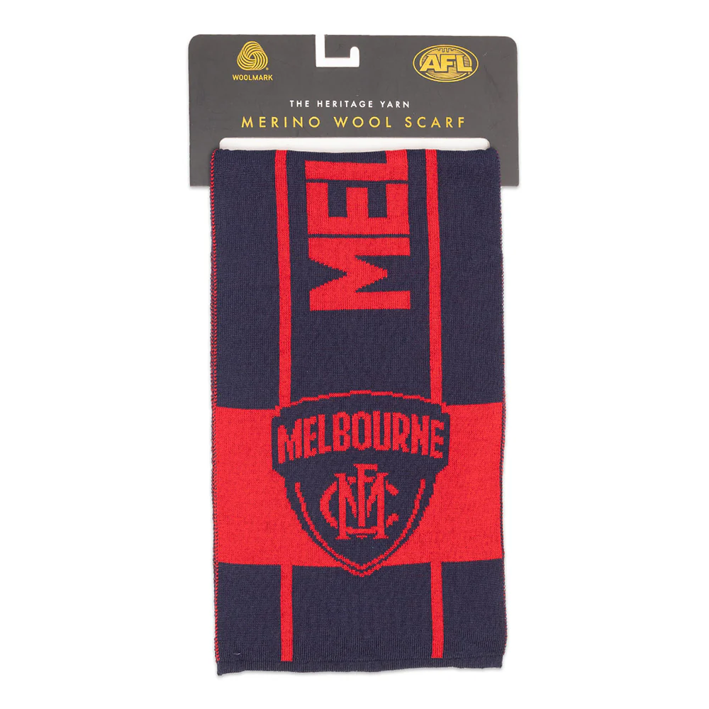 Melbourne Demons 2024 Merino Wool Scarf - Image 6
