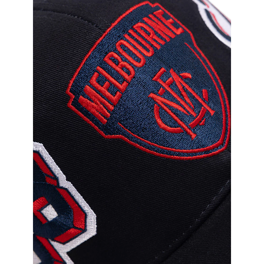 Melbourne Demons Adult Patchwork Cap - Image 3
