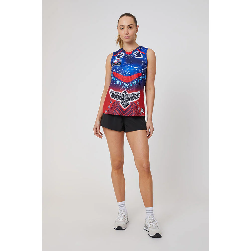 Melbourne Demons AFLW Season 7 Womens Indigenous Guernsey - Image 6