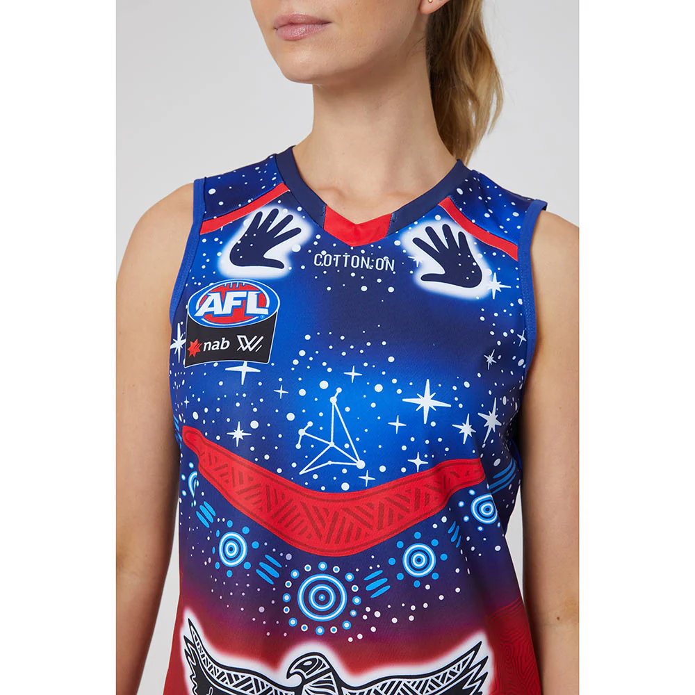Melbourne Demons AFLW Season 7 Womens Indigenous Guernsey - Image 8