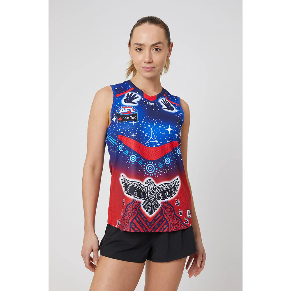 Melbourne Demons AFLW Season 7 Womens Indigenous Guernsey - Image 9