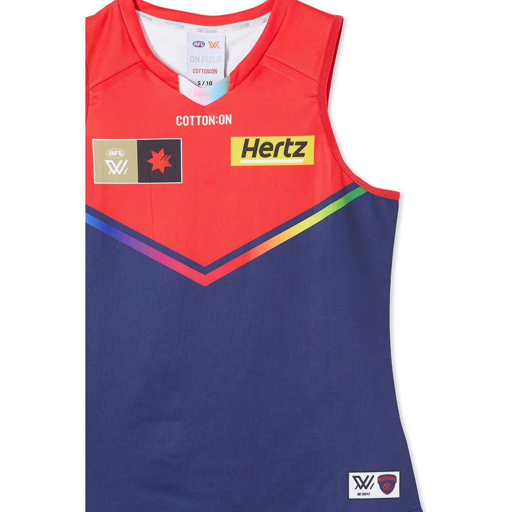 Melbourne Demons Season 8 AFLW Authentic Pride Guernsey - Image 3