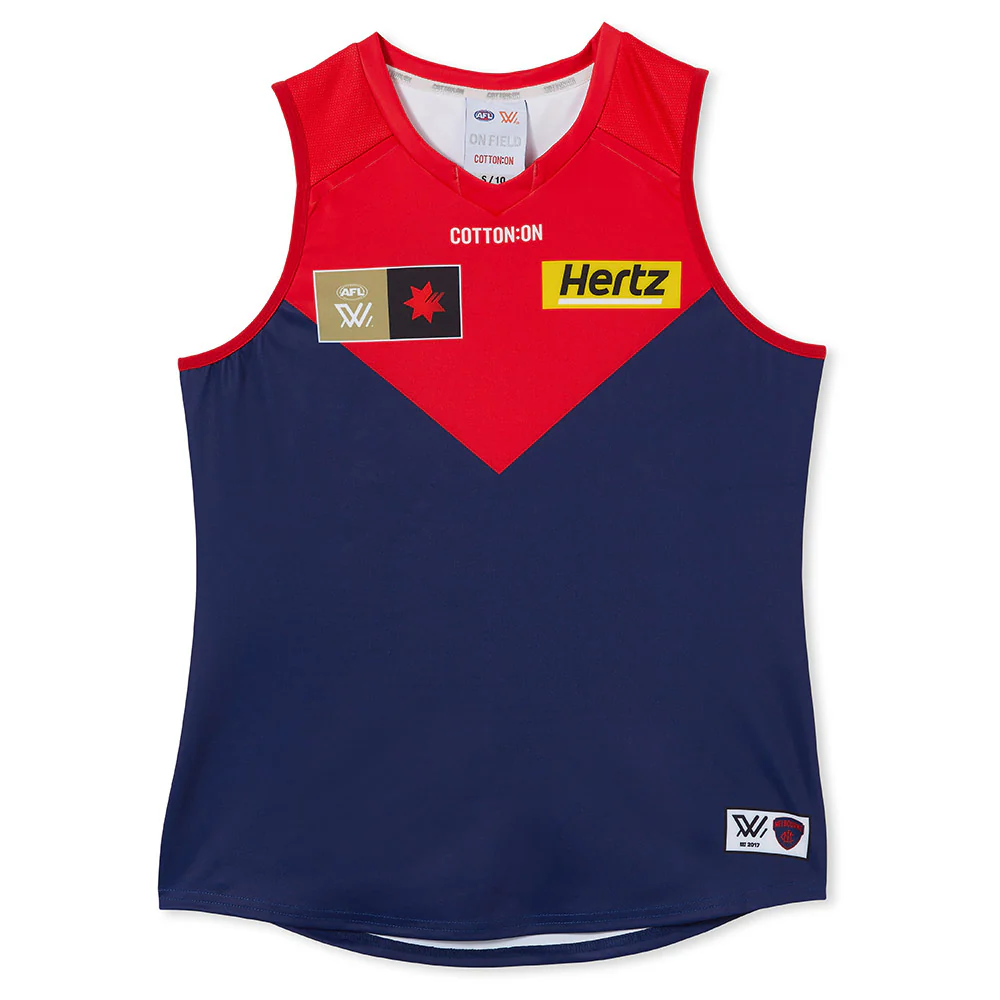 Melbourne Season 8 AFLW Authentic Home Guernsey