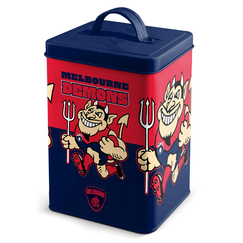 Melbourne Demons Retro Mascot Cookie Tin - Image 2